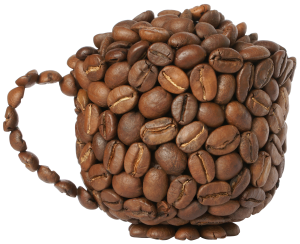 Coffee beans PNG image-9277